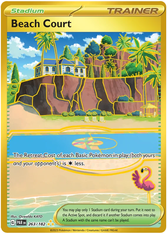 Pokemon Paradox Rift Beach Court