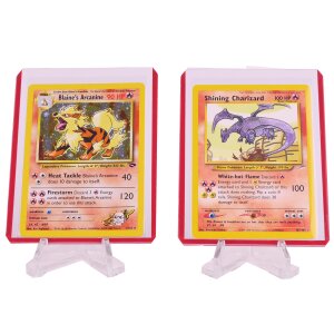 Ultra Pro 3" x 4" Toploader für Pokemonkarten 25 Stück Rot