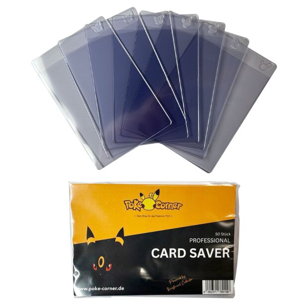 50x Premium Card Saver von Poke-Corner