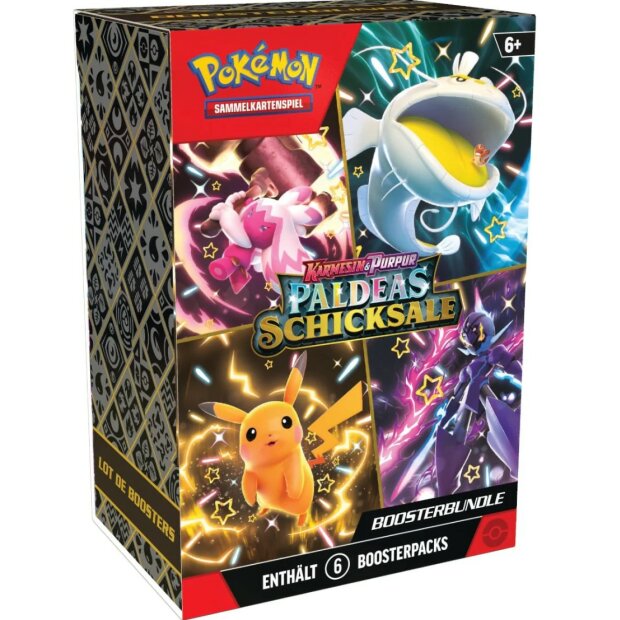 Pokemon Paldeas Schicksale Booster Bundle 6 Pack KP4.5 (Deutsch)