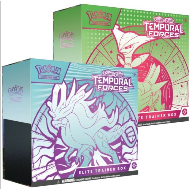 Pokemon Temporal Forces SV04 Elite Trainer Box Englisch   2er Set